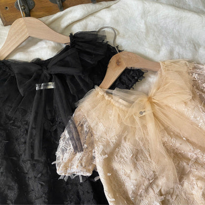 シャワーレースセレモニーロンパース(2color)