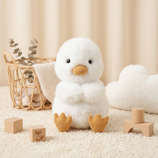 🅽🅴🆆 white duck stuffed toy