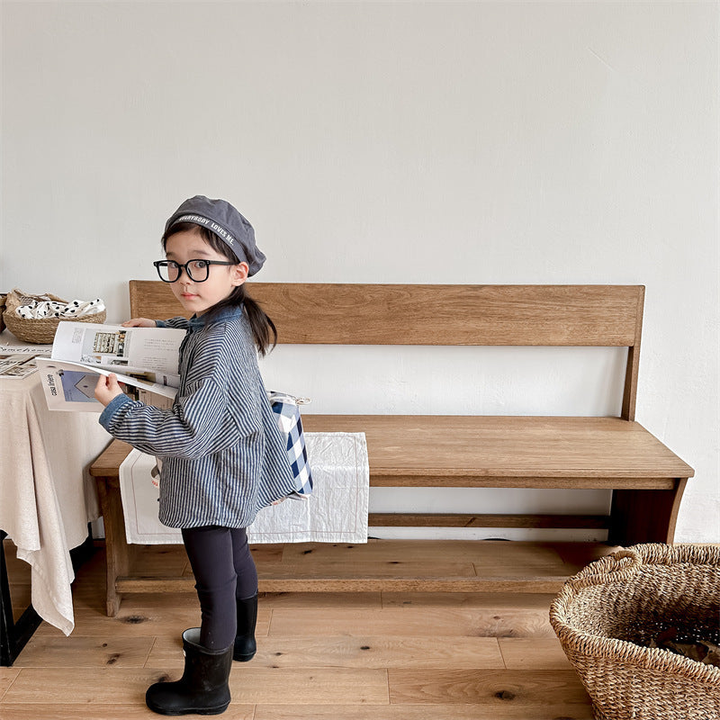 ストライプデニムジャケット(2color)