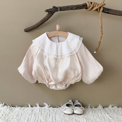 シフォンふんわりロンパース