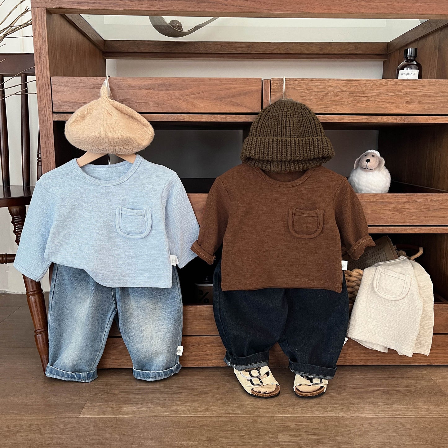 ワイドデニムパンツ(2color)