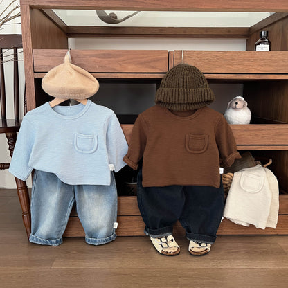 ワイドデニムパンツ(2color)