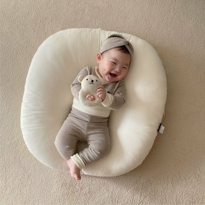 ナチュラルベビールームウェア3点セット(2color)