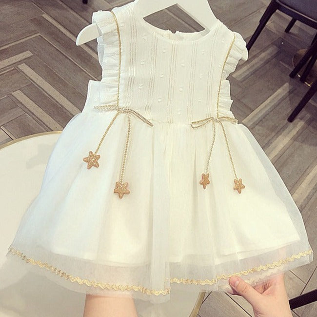 ［再販売］ノースリーブフリルレースドレス