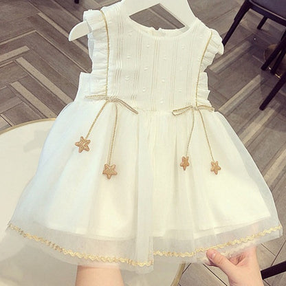 ［再販売］ノースリーブフリルレースドレス