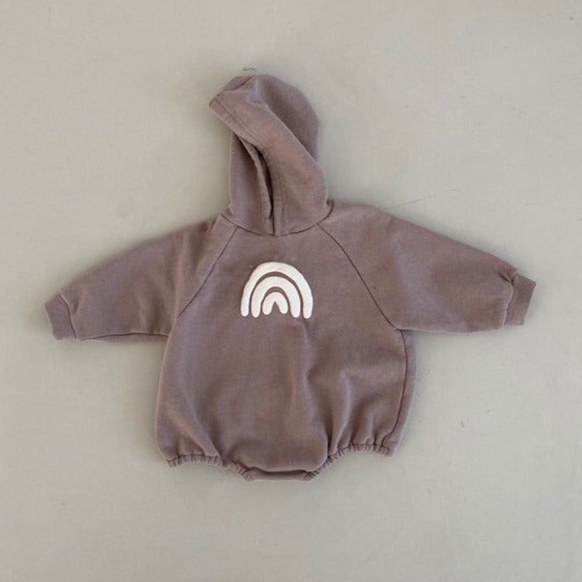 レインボーフードロンパース(2color)