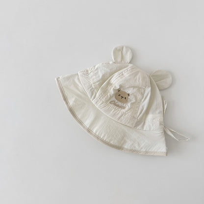 ベビークマ耳チューリップハット(3color)