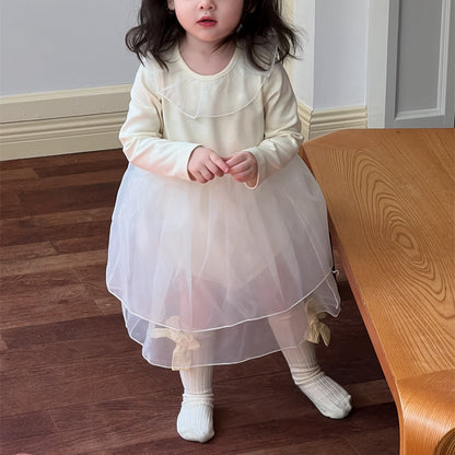 🅽🅴🆆 シフォンダブルスカートロンパース