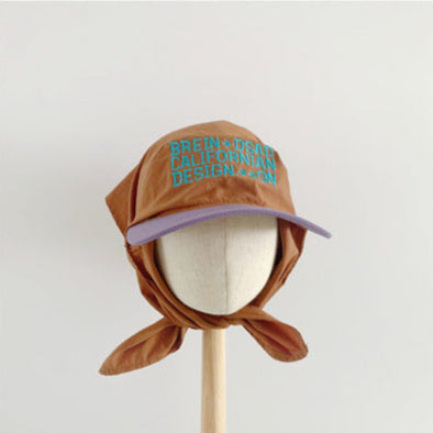 ロゴ刺繍スカーフキャップ(4color)