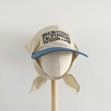 ロゴ刺繍スカーフキャップ(4color)