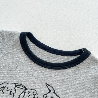 🅽🅴🆆 [3color / 66-90] ナチュラルラビットリブロンパース