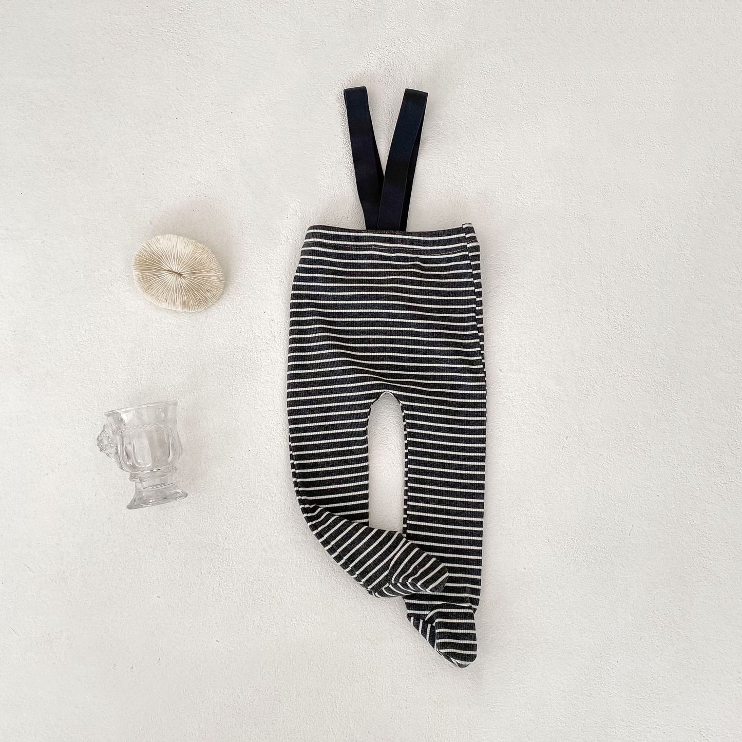 ボーダーサスペンダーレギンス(2color)