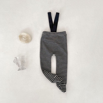 ボーダーサスペンダーレギンス(2color)