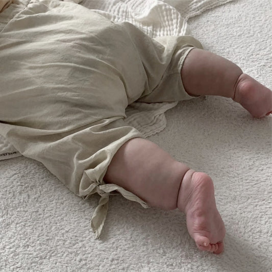 🅽🅴🆆 [2color / 66-90] コットンゆったりベビーパンツ