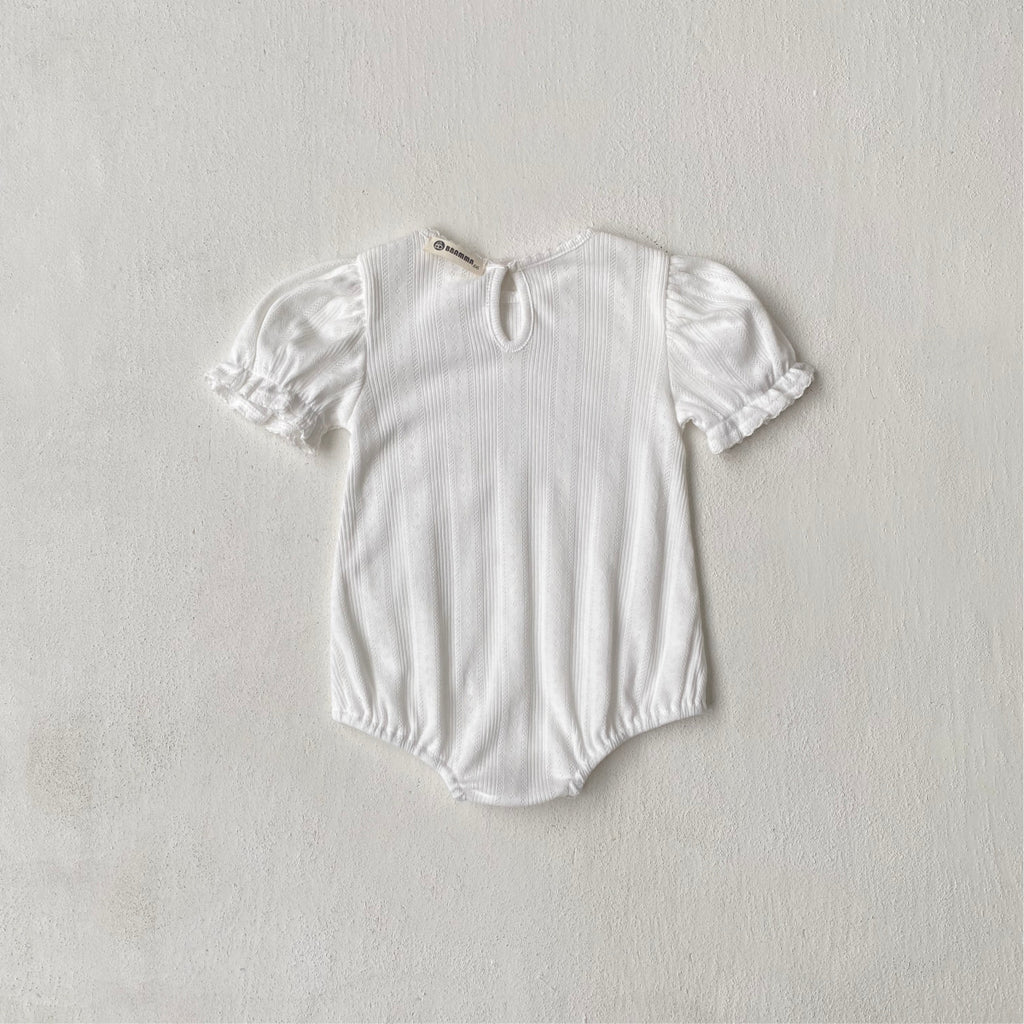 コットンパフサマーロンパース(2color)