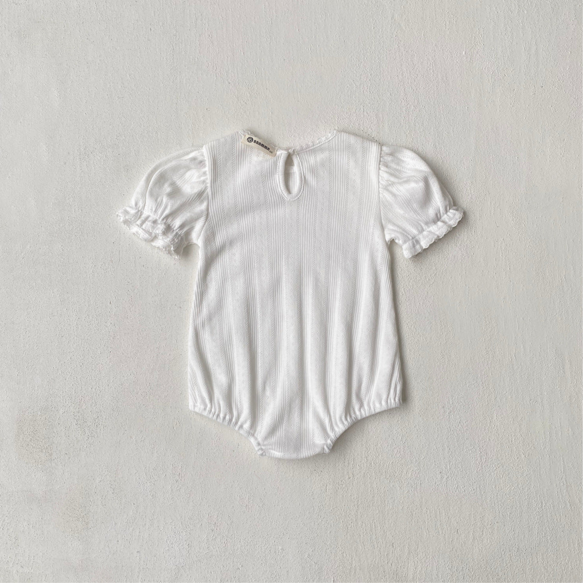 コットンパフサマーロンパース(2color)