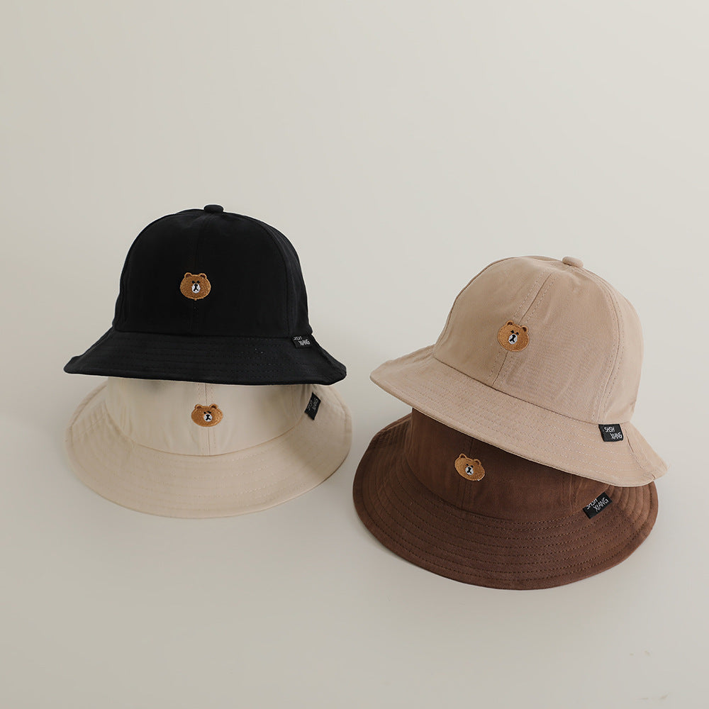 クマさん刺繍サンハット(6color)