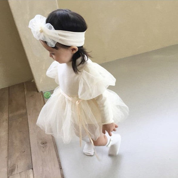 🅽🅴🆆 ナチュラルセレモニーベビーロンパース(2color)