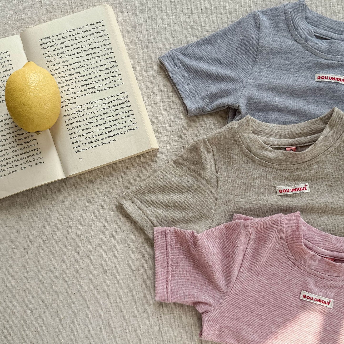 🅽🅴🆆 [3color / 80-130] 杢カラーシックサマーシャツ