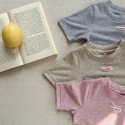 🅽🅴🆆 [3color / 80-130] 杢カラーシックサマーシャツ