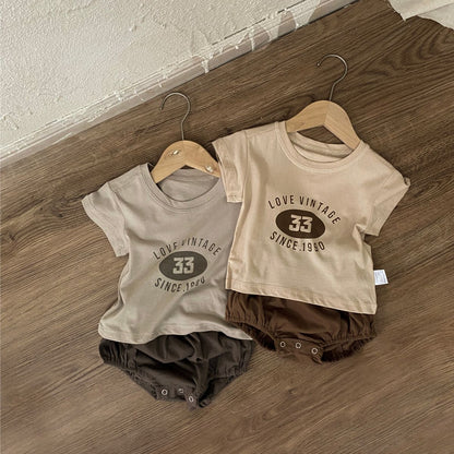 [4color / 66-110] ベビーボーイ&キッズカジュアルセットアップ