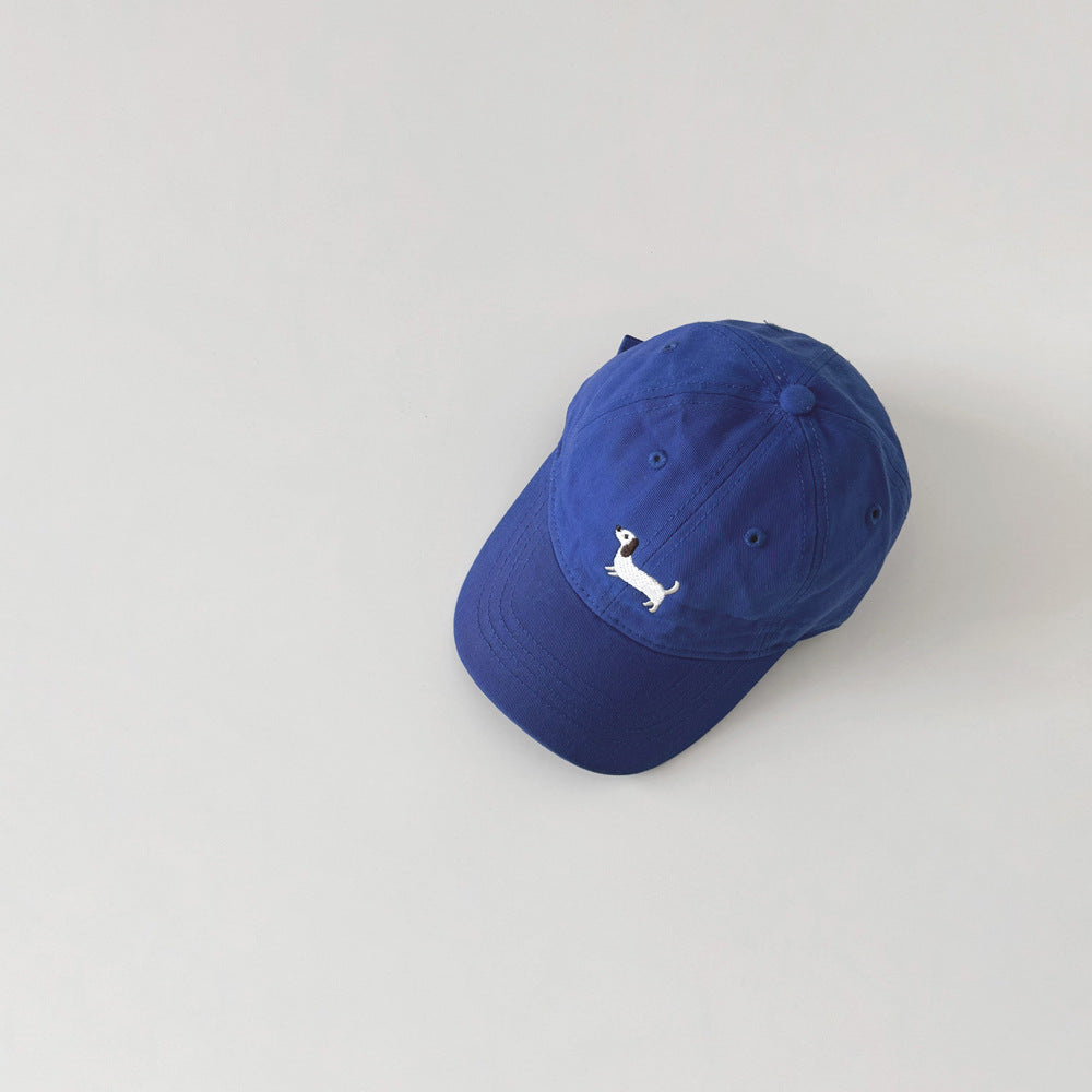 ダックス刺繍キッズキャップ(11color)