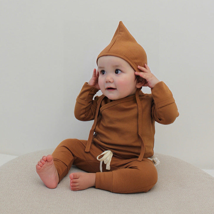 北欧ベビーロンパース&パンツ(4color)