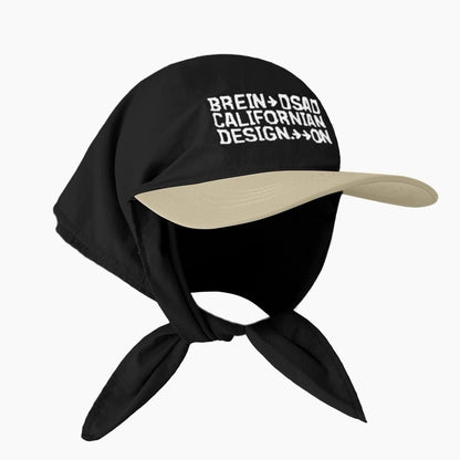 ロゴ刺繍スカーフキャップ(4color)