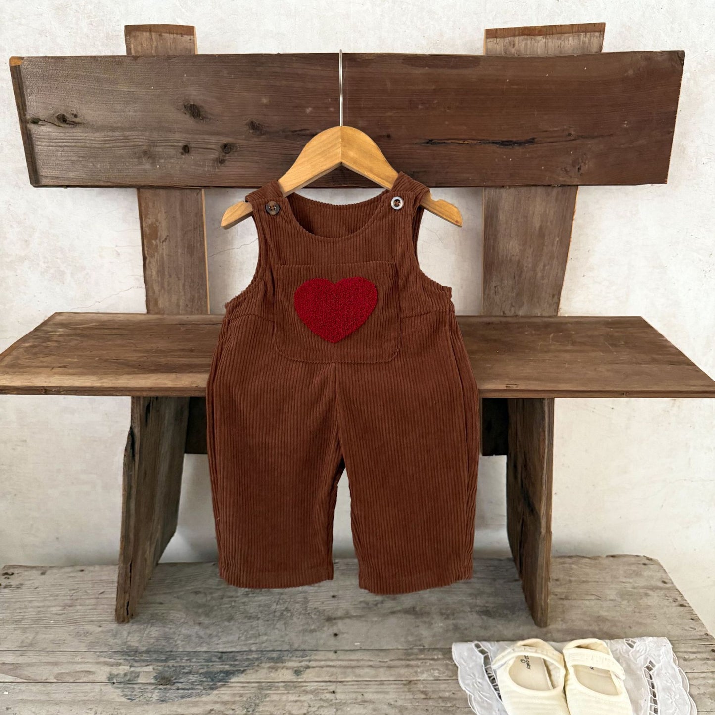 ラブリーコーデュロイサロペット(3color)