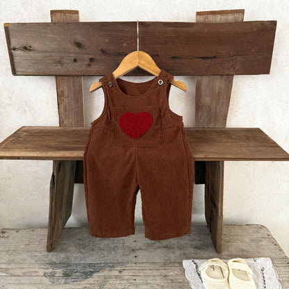 ラブリーコーデュロイサロペット(3color)