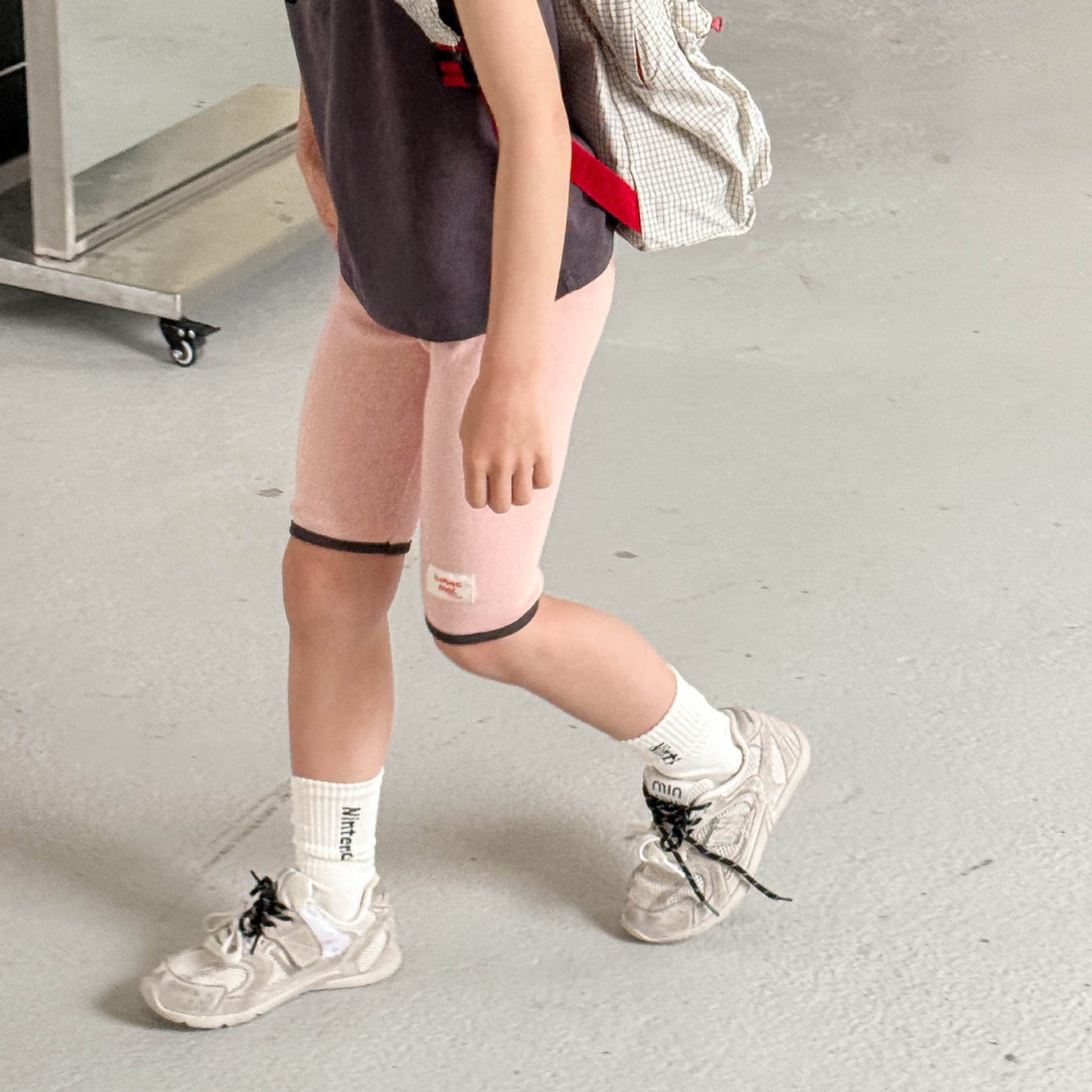 [4color / 80-130] パイピングカラーリブパンツ