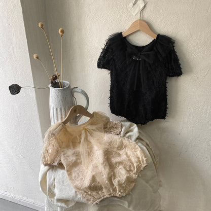 シャワーレースセレモニーロンパース(2color)