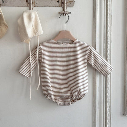 フレンチボーダーロンパース(2color)