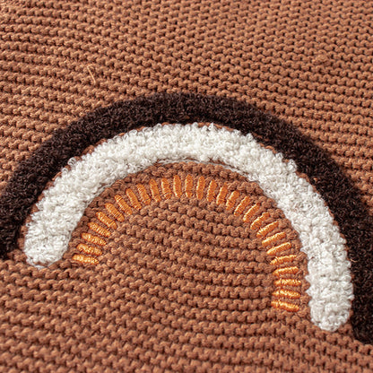 レインボーベビーニットサロペット(3color)