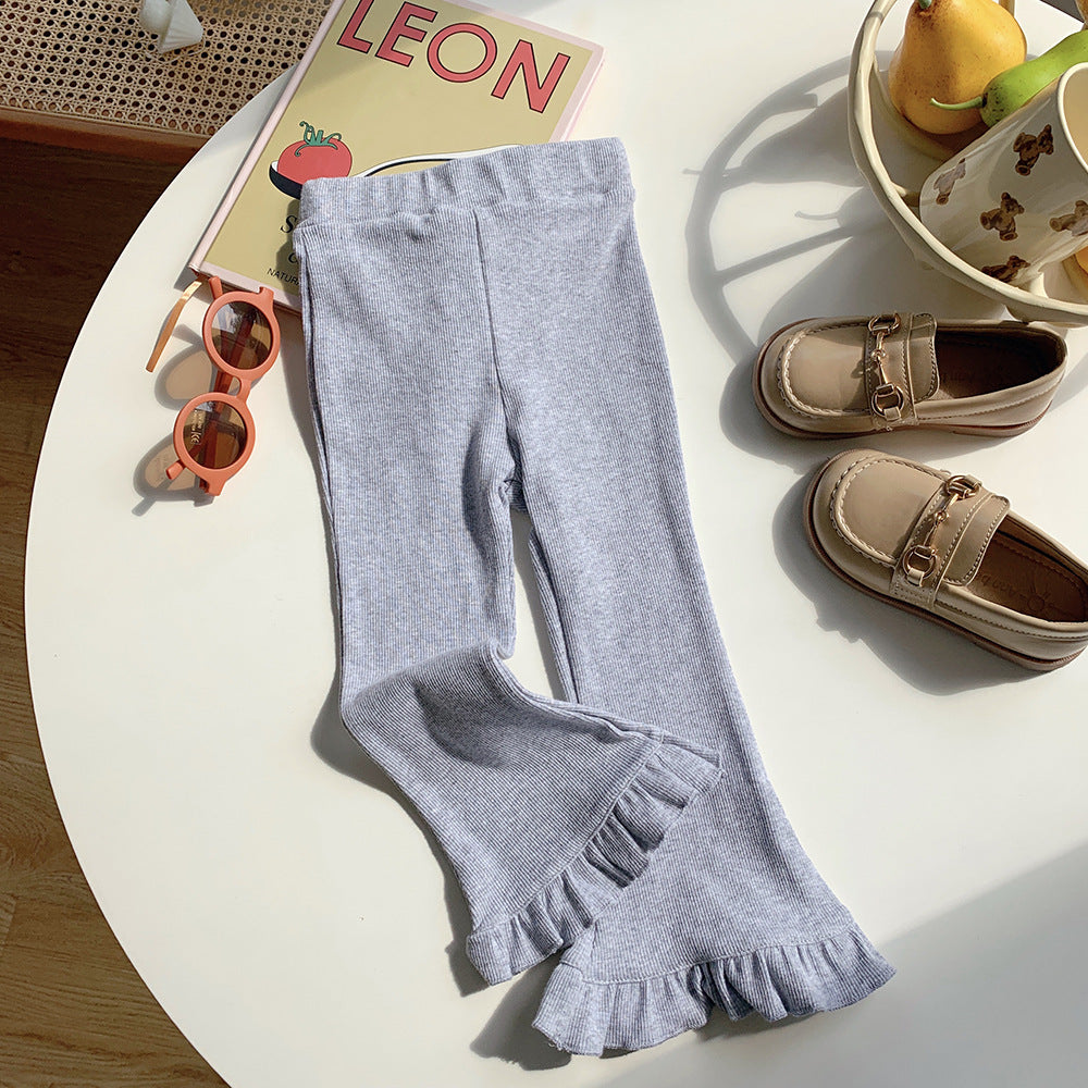 🅽🅴🆆 [7color / 90-140] フレアレギンスパンツ