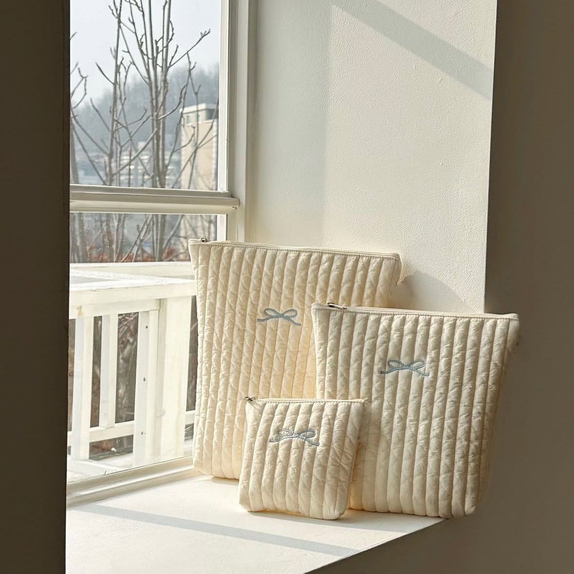 マルチベビーリボンポーチ3点セット