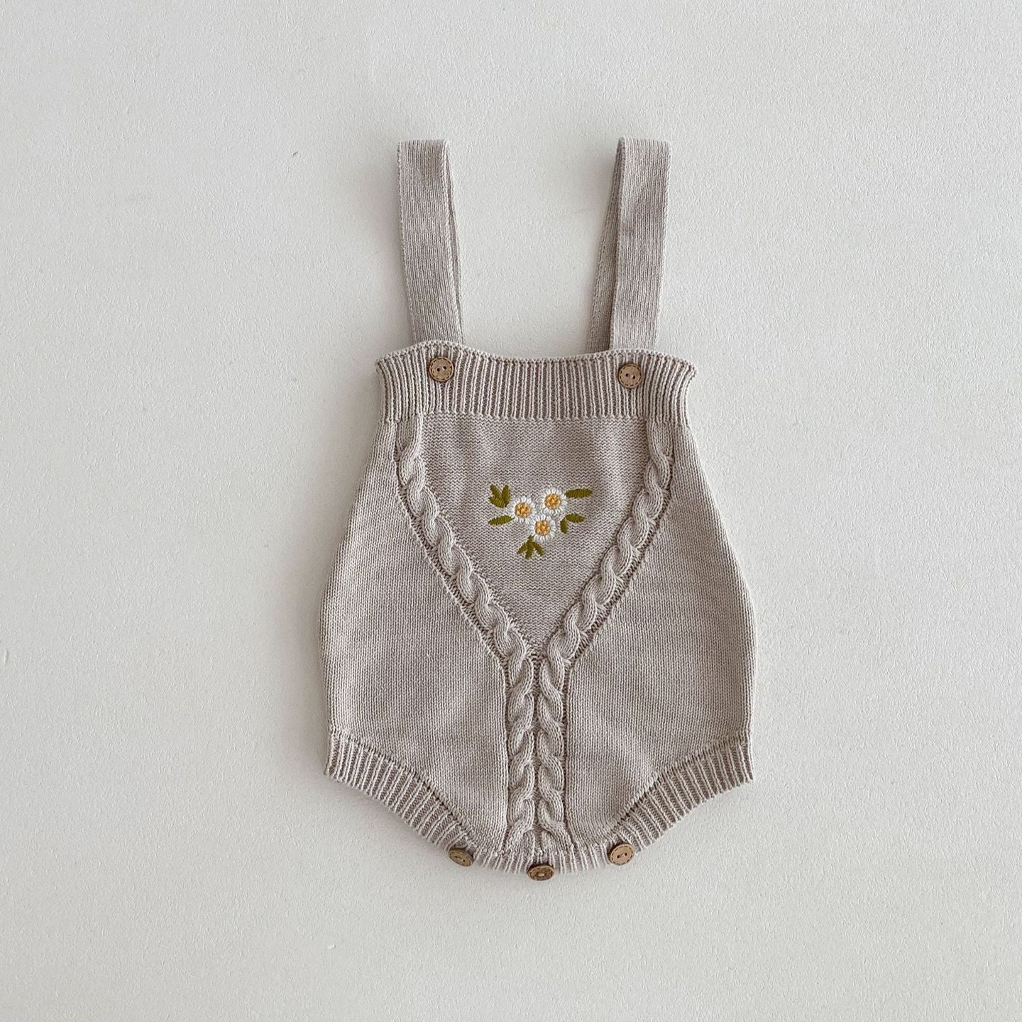 縄編みカントリーニットセットアップ