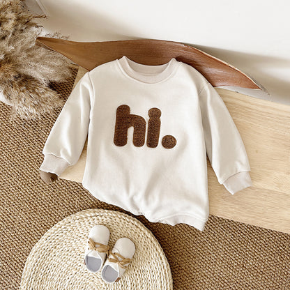 もこロゴスウェットロンパース