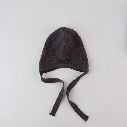 シンプルラベルニットキャップ(6color)