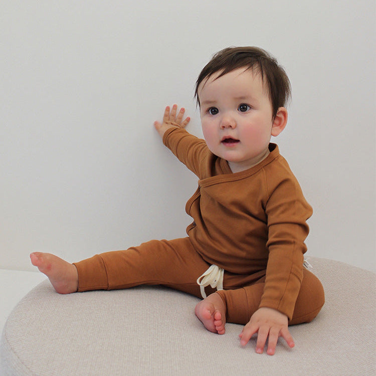 北欧ベビーロンパース&パンツ(4color)