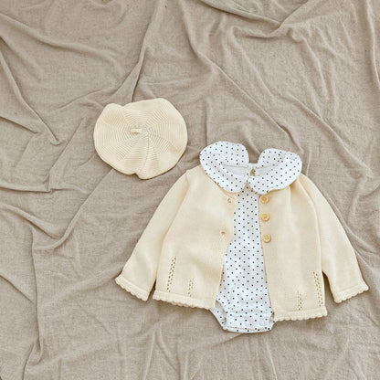 北欧シンプルニットカーディガン(2color)