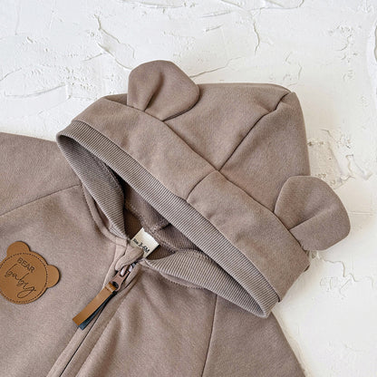 なりきりベアジッパーロンパース(3color)