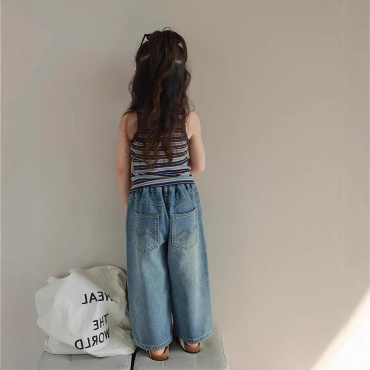 🅽🅴🆆 [90-140] ユニセックスワイドデニム