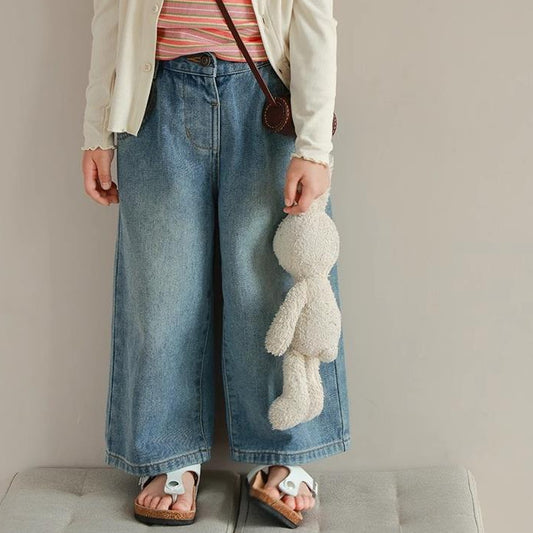 🅽🅴🆆 [90-140] ユニセックスワイドデニム