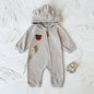 なりきりベアジッパーロンパース(3color)