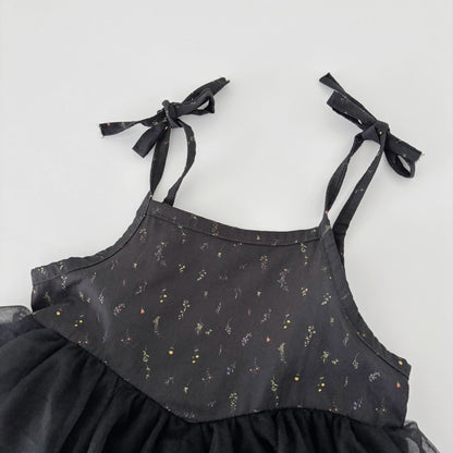 ナチュラルフローラルキャミロンパース