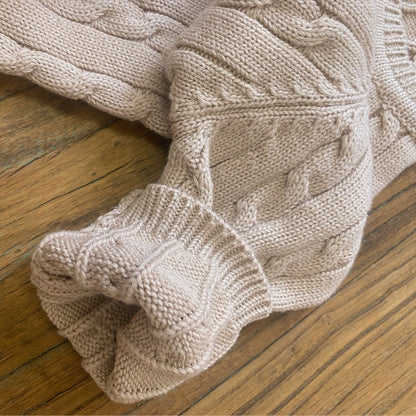 縄編みショコラニットカーディガン(3color)