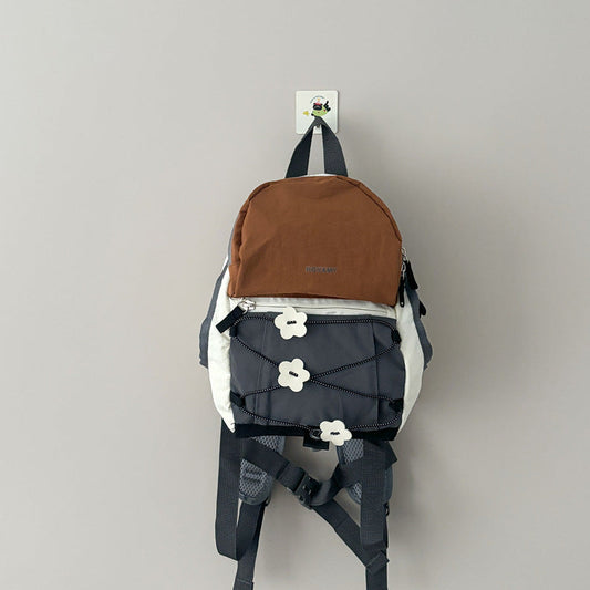 🅽🅴🆆 [3color] ポイントフラワーカジュアルキッズリュック