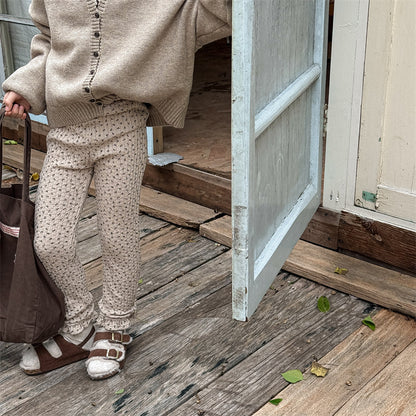 花柄ふんわりリブボトム(2color)