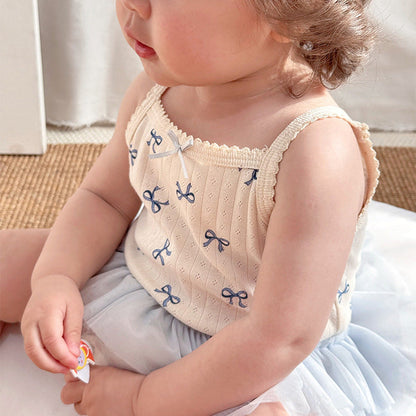 🅽🅴🆆 [3color / 66-90]ラブリーベビーサマーキャミロンパース